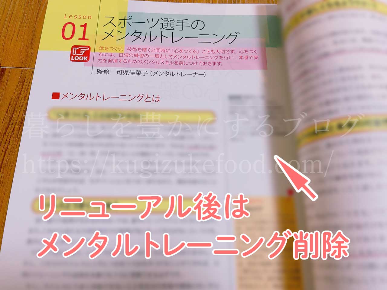 キャリカレのスポーツフードアドバイザー資格講座のテキスト・教材
