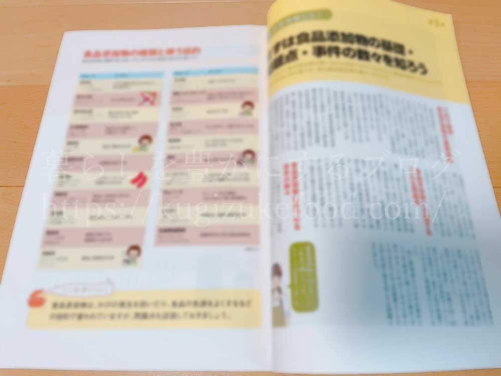 キャリカレの食育総合資格取得講座のテキスト・教材