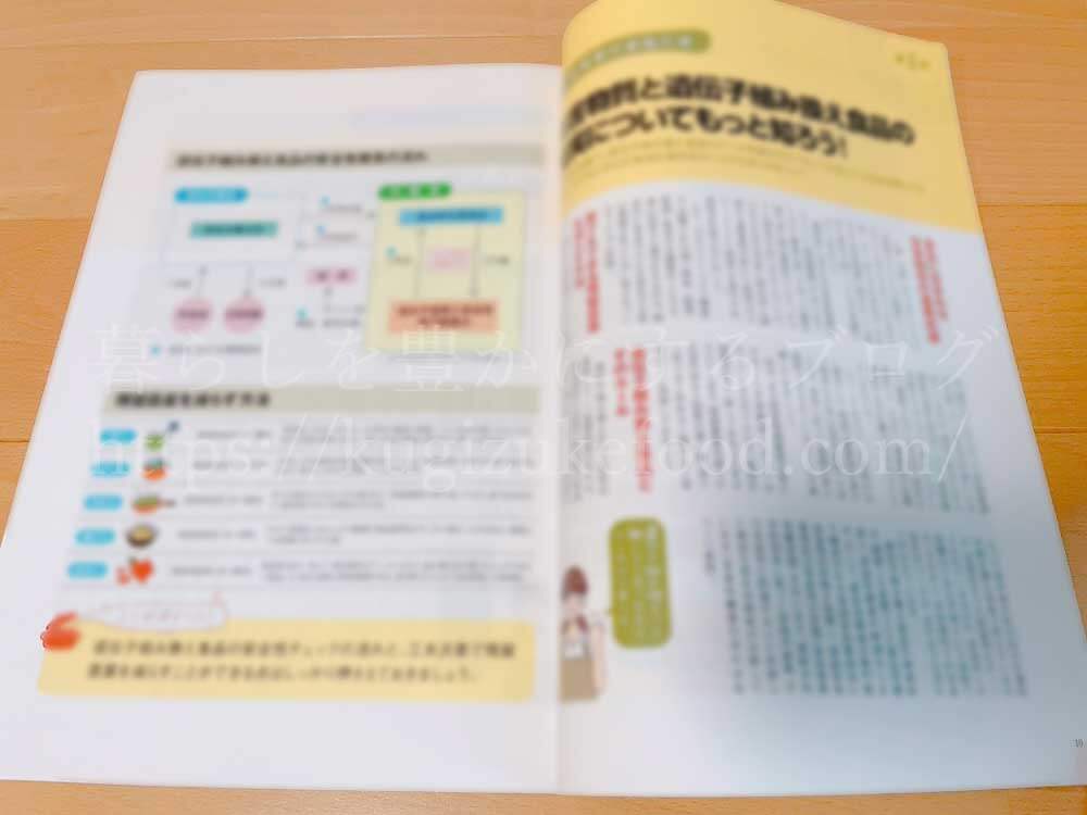 キャリカレの食育総合資格取得講座のテキスト・教材