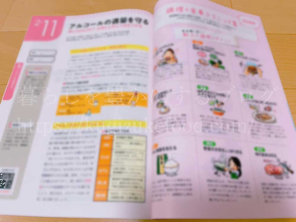 キャリカレの健康食総合資格取得講座のテキスト3