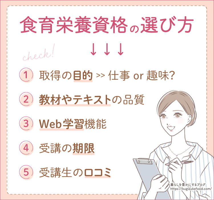 食育や栄養学おすすめ資格種類一覧の選び方や比較ポイント