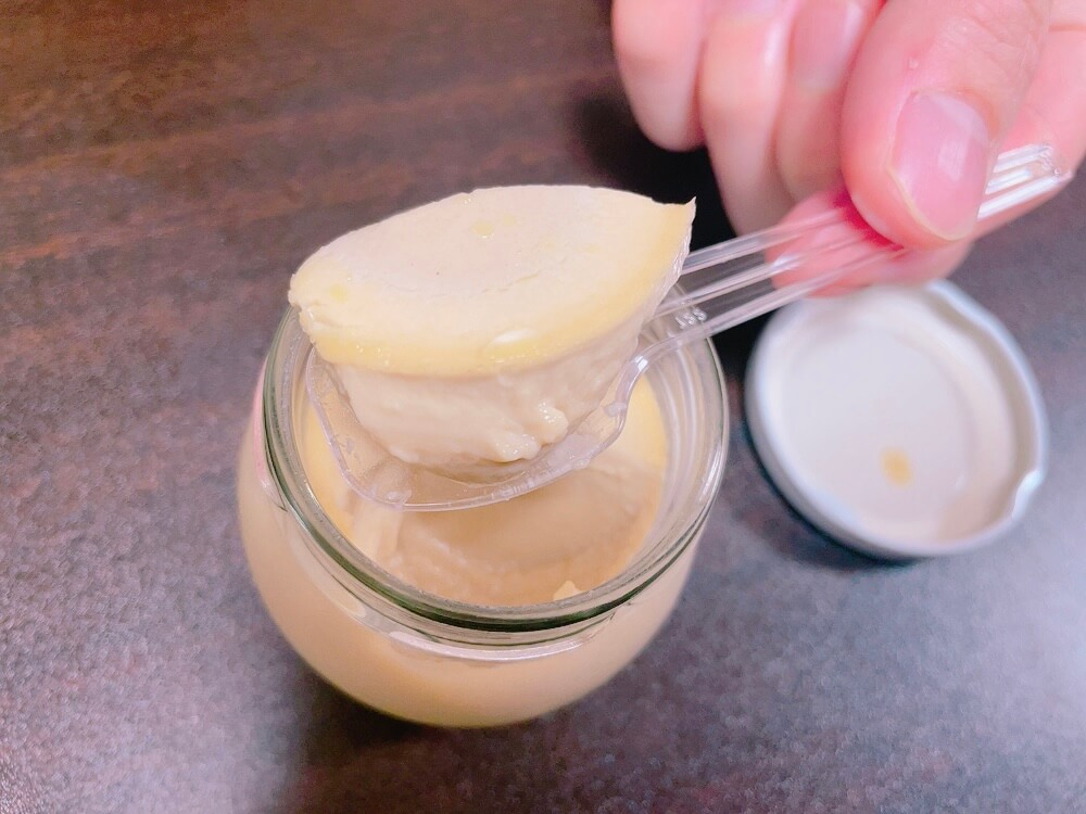 なかほら牧場のほうじ茶プリン