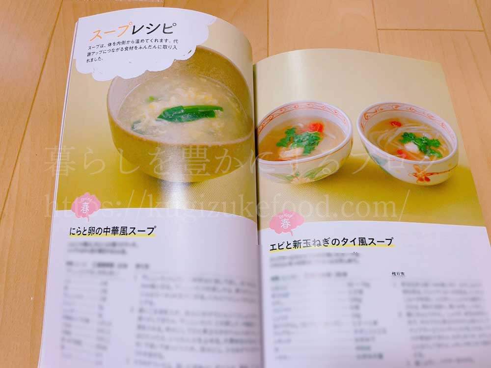 ユーキャンの温活アドバイザー資格講座のテキストのメニュー