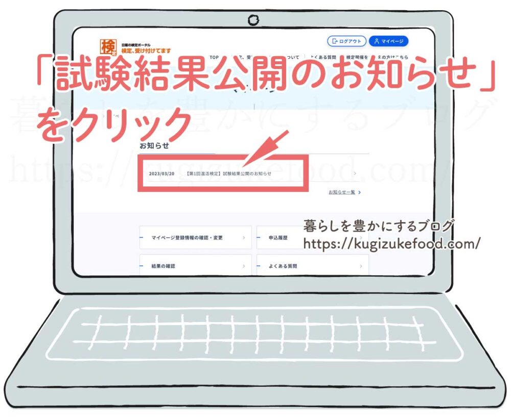 温活検定の3級・2級試験の合否結果通知