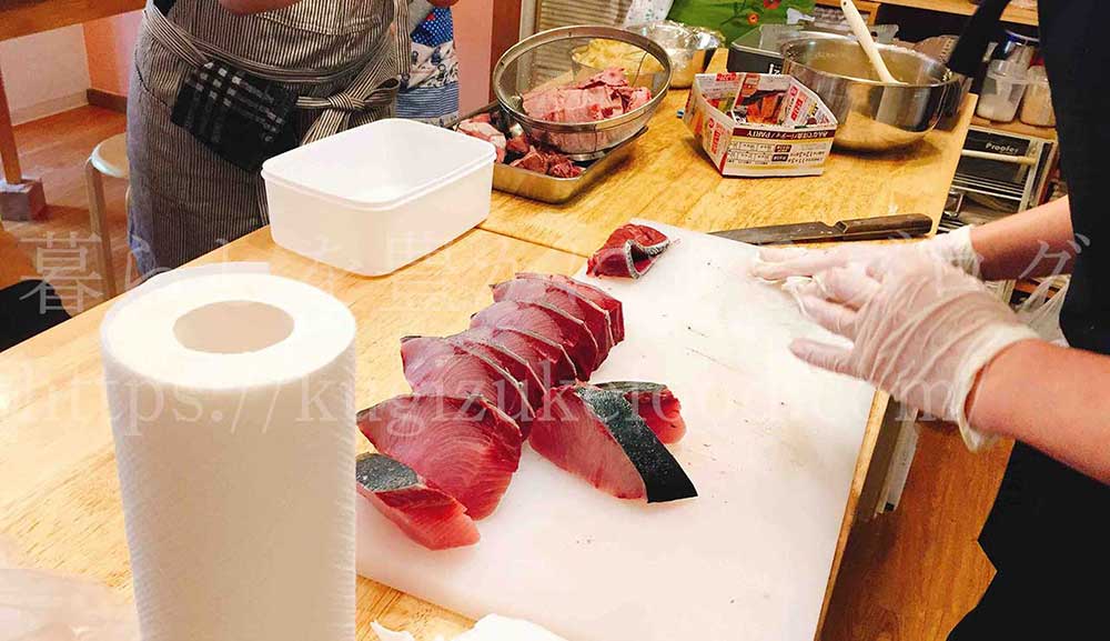 築地の魚のさばき方が教われる料理教室レリエキッチン