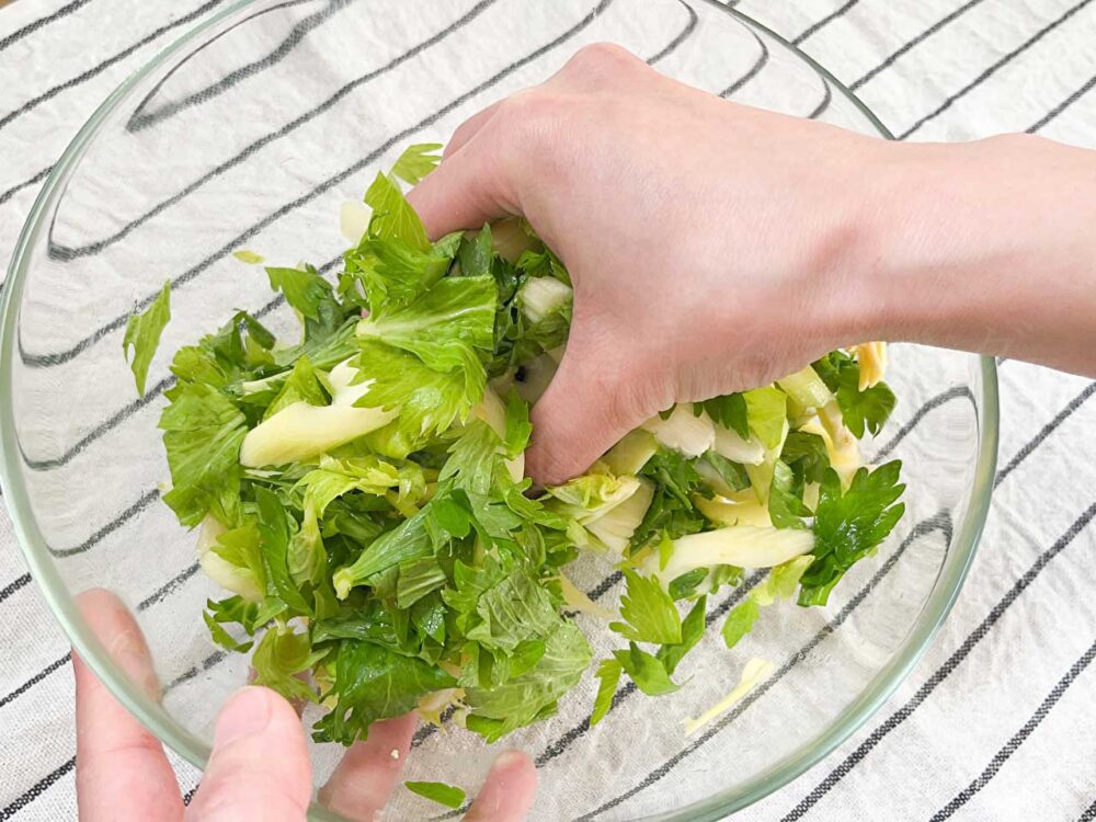 発酵食品腸活レシピ「セロリとグレープフルーツのマリネ」