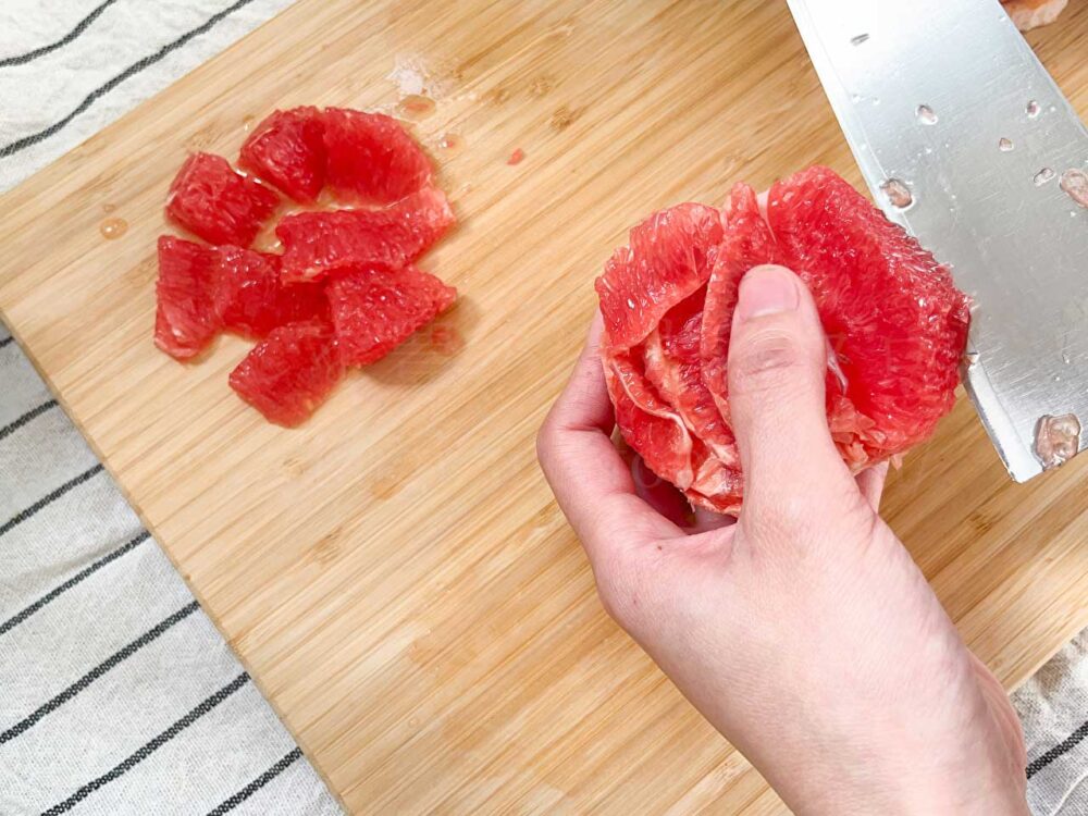 発酵食品腸活レシピ「セロリとグレープフルーツのマリネ」